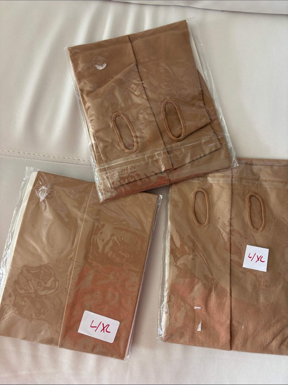 Three brand new pairs of Caramel Dance Tights Size Adult Large/XL